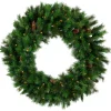 Sale Pre-Lit Royal Oregon Pine Artificial Christmas Wreath - 48" - Clear Lights Pre Lit