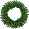 Online Pre-Lit Sierra Noble Fir Artificial Christmas Wreath, 30-Inch, Clear Lights Pre Lit