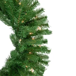 Online Pre-Lit Sierra Noble Fir Artificial Christmas Wreath, 30-Inch, Clear Lights Pre Lit