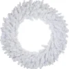 Best Pre-Lit White Pine Battery Operated Christmas Wreath - 36" - Multicolor LED Lights Pre Lit