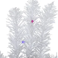 Best Pre-Lit White Pine Battery Operated Christmas Wreath - 36