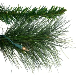 Discount Pre-Lit White Valley Pine Artificial Pinecone Christmas Wreath - 36