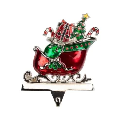 Present Filled Sleigh Christmas Stocking Holder - 5.5" Stocking Holders