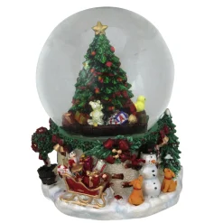 Outlet Presents Under the Tree Musical Christmas Snow Globe - 7" Snow Globes