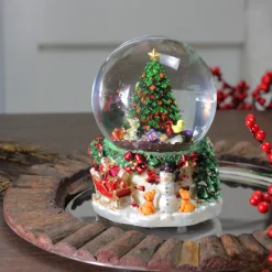 Outlet Presents Under the Tree Musical Christmas Snow Globe - 7