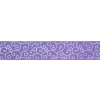 Outlet Purple and White Swirl Wired Spring Craft Ribbon 2.5" x 10 Yards Ribbons & Bows