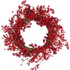 Online Real Touch™? Berry Artificial Christmas Twig Wreath - 20" - Unlit Unlit