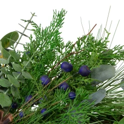 Online Real Touch™? Eucalyptus and Pine Artificial Christmas Wreath - 28" - Unlit Unlit
