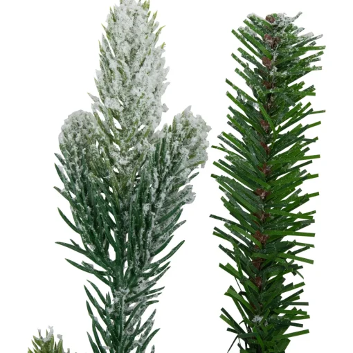 Discount Real Touch™? Flocked Snowcap Grove Fir Artificial Christmas Wreath - 24" - Unlit Unlit