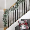 Clearance Real Touch™? Flocked Wind River Fir with Berries Artificial Christmas Garland - 7' x 12" - Unlit Unlit