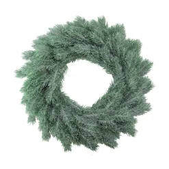 Clearance Real Touch™? Frosted Pine Artificial Christmas Wreath - 16" - Unlit Unlit