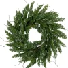 Clearance Real Touch™? Iced Cedar Artificial Christmas Wreath - 24" - Unlit Unlit