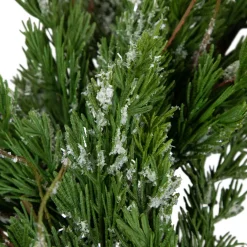 Clearance Real Touch™? Iced Cedar Artificial Christmas Wreath - 24