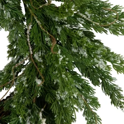 Clearance Real Touch™? Iced Cedar Artificial Christmas Wreath - 24