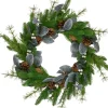Online Real Touch™? Mixed Pine White Berries and Pinecones Artificial Christmas Wreath - 24" - Unlit Unlit