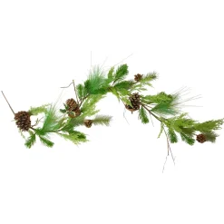 Best Real Touch™? Mixed Pine with Pine Cones Artificial Christmas Garland - 5' x 4" - Unlit Unlit