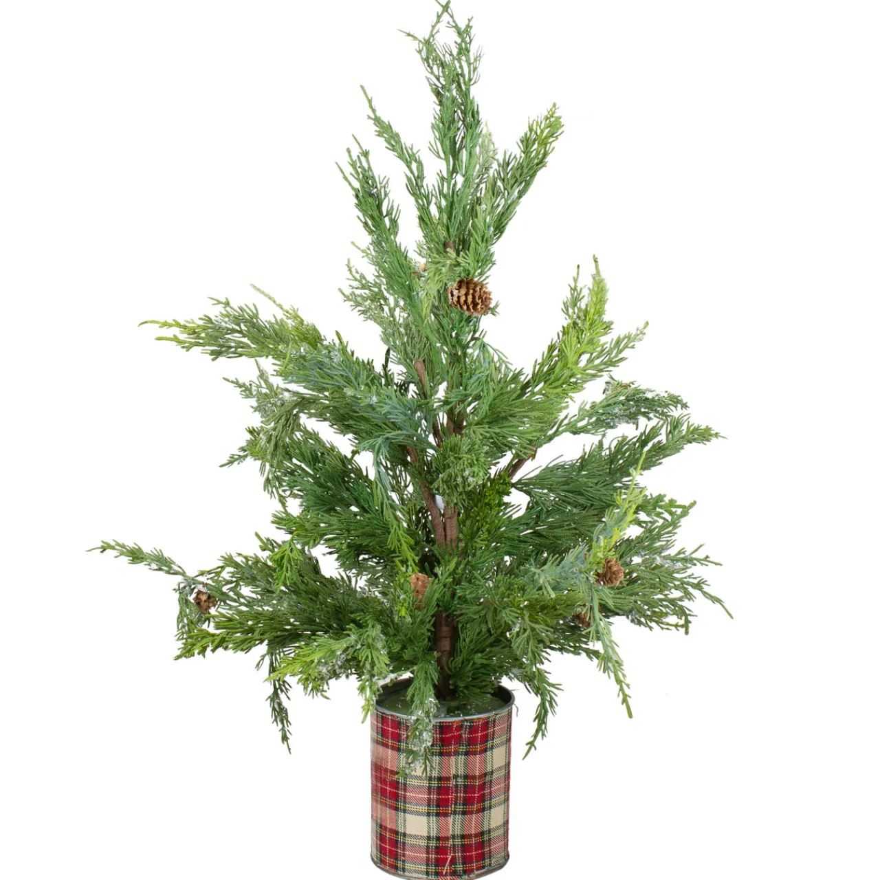 Sale Real Touch™? Potted Iced Cedar Artificial Christmas Tree - 24" - Unlit Flocked