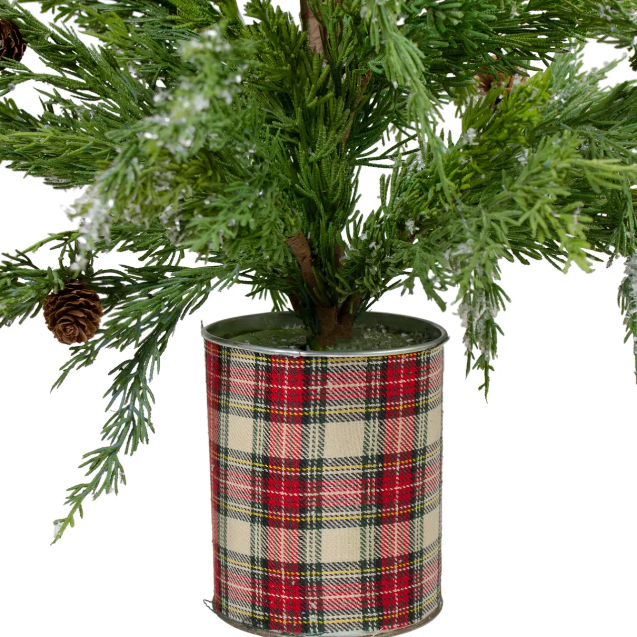 Sale Real Touch™? Potted Iced Cedar Artificial Christmas Tree - 24" - Unlit Flocked