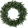 Hot Real Touch™? Pre-Lit Blue Spruce Artificial Christmas Wreath - 48" - Clear Lights Pre Lit