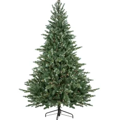 Real Touch™? Pre-Lit Medium Blue Spruce Artificial Christmas Tree - 7' - Clear Lights Pre-Lit
