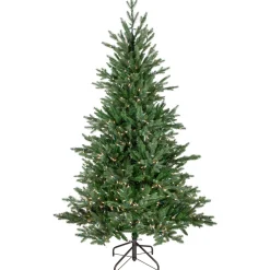 Hot Real Touch™ Pre-Lit Medium Grande Spruce Artificial Christmas Tree - 6' - Clear Lights Pre-Lit