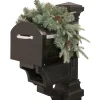 Clearance Real Touch™? Pre-lit Pinecone and Mixed Pine Artificial Mailbox Christmas Swag - 36" Pre-Lit Swaga