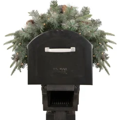 Clearance Real Touch™? Pre-lit Pinecone and Mixed Pine Artificial Mailbox Christmas Swag - 36