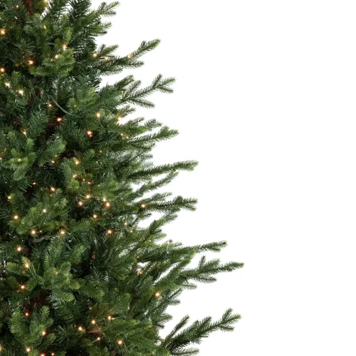 Sale Real Touch™? Pre-Lit Potted Deluxe Russian Pine Artificial Christmas Tree - 4' - Warm White LED Lights Potted