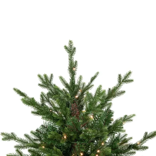 Sale Real Touch™? Pre-Lit Potted Deluxe Russian Pine Artificial Christmas Tree - 4' - Warm White LED Lights Potted