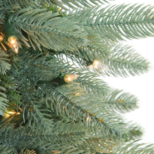 Discount Real Touch™? Pre-Lit Washington Frasier Fir Artificial Christmas Wreath - 36" - Clear Lights Pre Lit