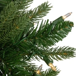 Clearance Real Touch™? Pre-Lit Washington Frasier Fir Multi-Function Slim Christmas Tree - 7.5' - Dual Color LED Lights Pre-Lit