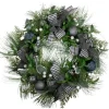 Hot Real Touch™ Winter Foliage and Berries Artificial Christmas Wreath - 24" - Unlit Pre Decorated