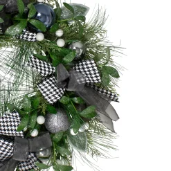 Hot Real Touch™ Winter Foliage and Berries Artificial Christmas Wreath - 24