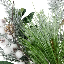 Online Real Touch™? Winter Greenery with Pinecones Artificial Christmas Wreath - 18