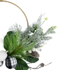 Online Real Touch™? Winter Greenery with Pinecones Artificial Christmas Wreath - 18