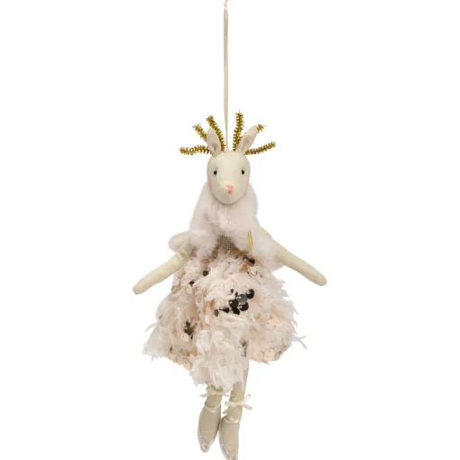 Reindeer Ballerina Hanging Christmas Figure - 12" Animals