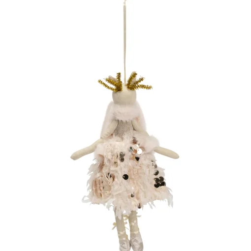 Reindeer Ballerina Hanging Christmas Figure - 12" Animals