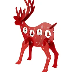 Outlet Reindeer Cut-Out Ornament Holder Christmas Decoration - 13.25