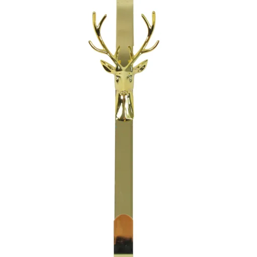 Best Reindeer Over the Door Christmas Wreath Hanger - 15.25" - Gold Wreath Storage & Accessories
