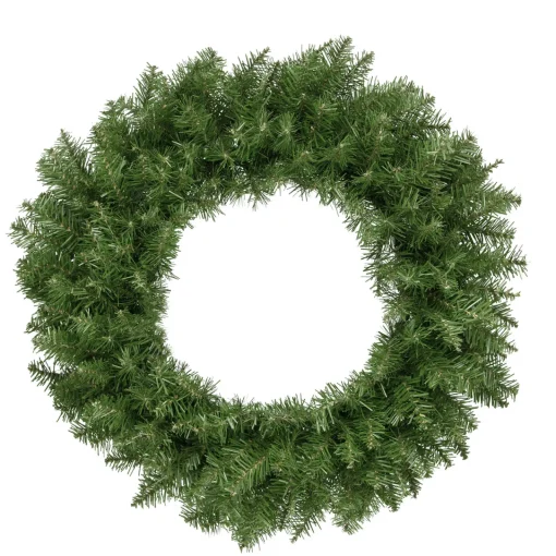 Rockwood Pine Artificial Christmas Wreath, 24-Inch, Unlit Unlit