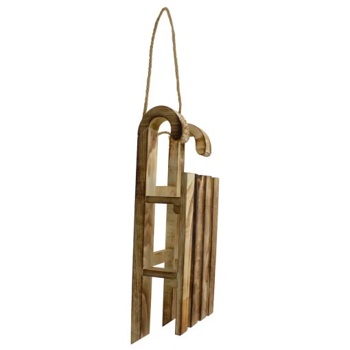Outlet Rustic Wooden Sleigh with Twine Rope Christmas Wall Decoration - 16" Sleighs