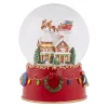 Outlet Santa and Reindeer Christmas Night Musical Snow Globe - 7" Snow Globes