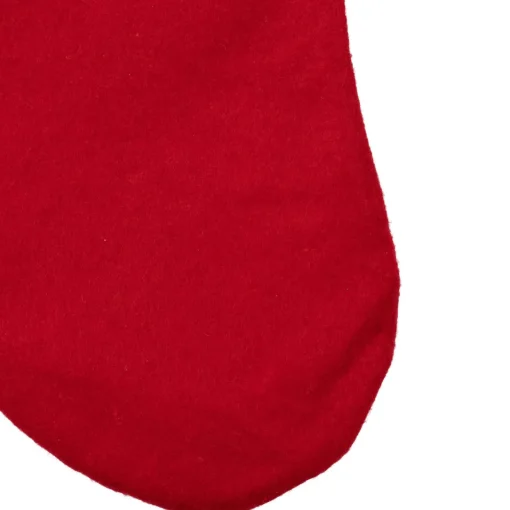 Online Santa and Snowman Christmas Stocking - 19" - Red and White Stockings