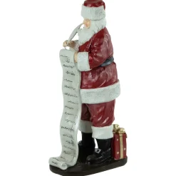 Outlet Santa Claus with Naughty or Nice List Christmas Figure - 14
