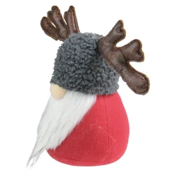 Discount Santa Gnome with Moose Antlers Christmas Decoration - 14" Gnomes