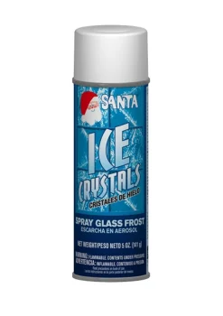 New Santa Winter White Christmas Ice Crystals Spray - 5 Ounces Artificial Snow