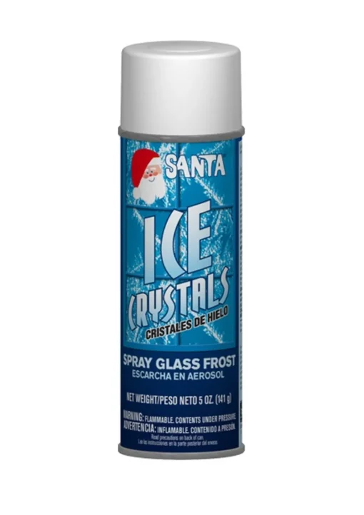 New Santa Winter White Christmas Ice Crystals Spray - 5 Ounces Artificial Snow