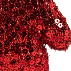 Best Sequined Winter Mitten with Plush Trim Christmas Ornament - 6