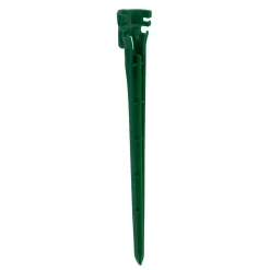 New Set of 100 Green 2-in-1 Christmas Decorations Tie Down and Light Stakes- 7.5