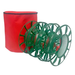 Best Set of 3 Jumbo Christmas Light Reels with Storage Bag 12.5